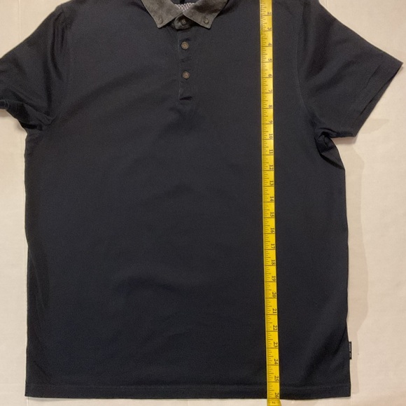Ted Baker London Men’s Polo Shirt Navy Blue Short Sleeve - Picture 3 of 8